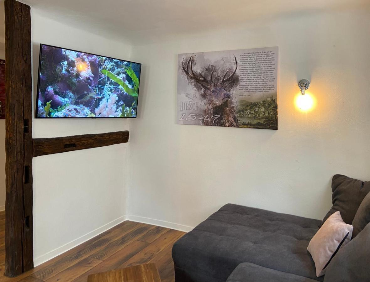 Appartement Schlossberg, Gasthaus Hirsch Hirschhorn Exteriér fotografie