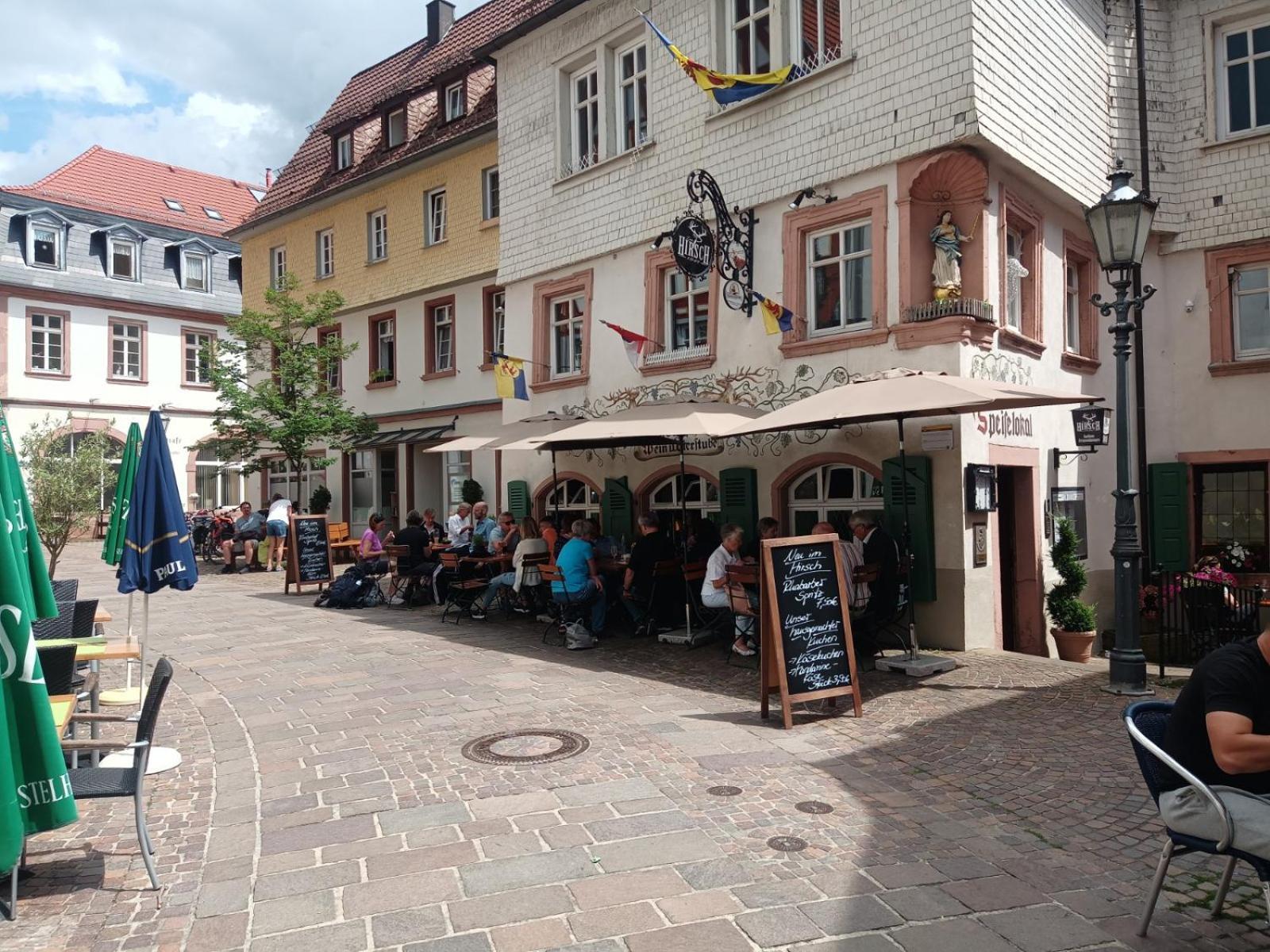 Appartement Schlossberg, Gasthaus Hirsch Hirschhorn Exteriér fotografie